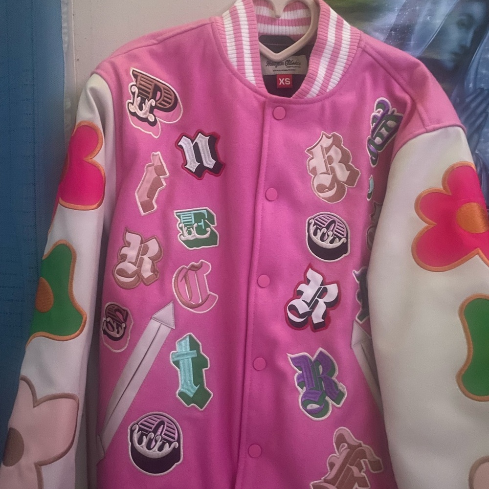 ALL STAR ELITE PINK VARSITY JACKET